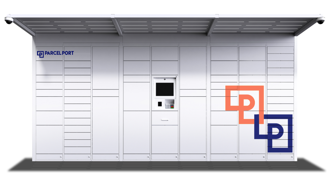 An Outdoor ParcelPort Smart Locker